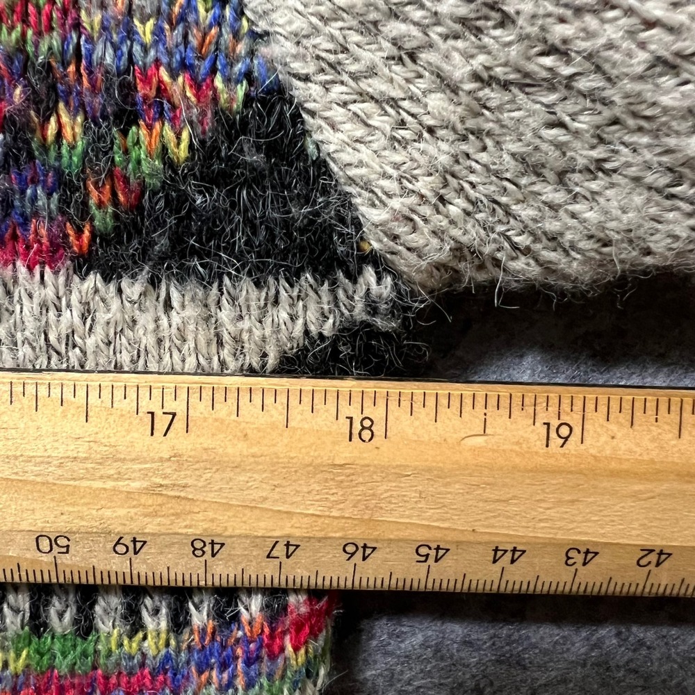 Kamana Southwestern Longline Cardigan Sweater Aztec Knit Boho Open‎ Front M - Picture 5 of 8